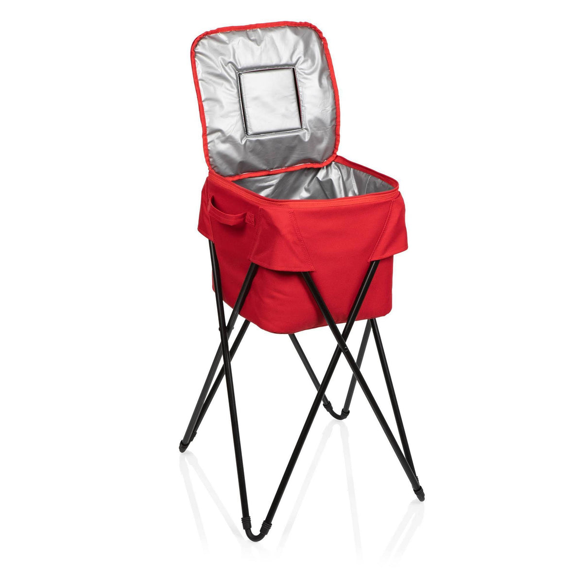 Red Camping Cooler with Stand V506
