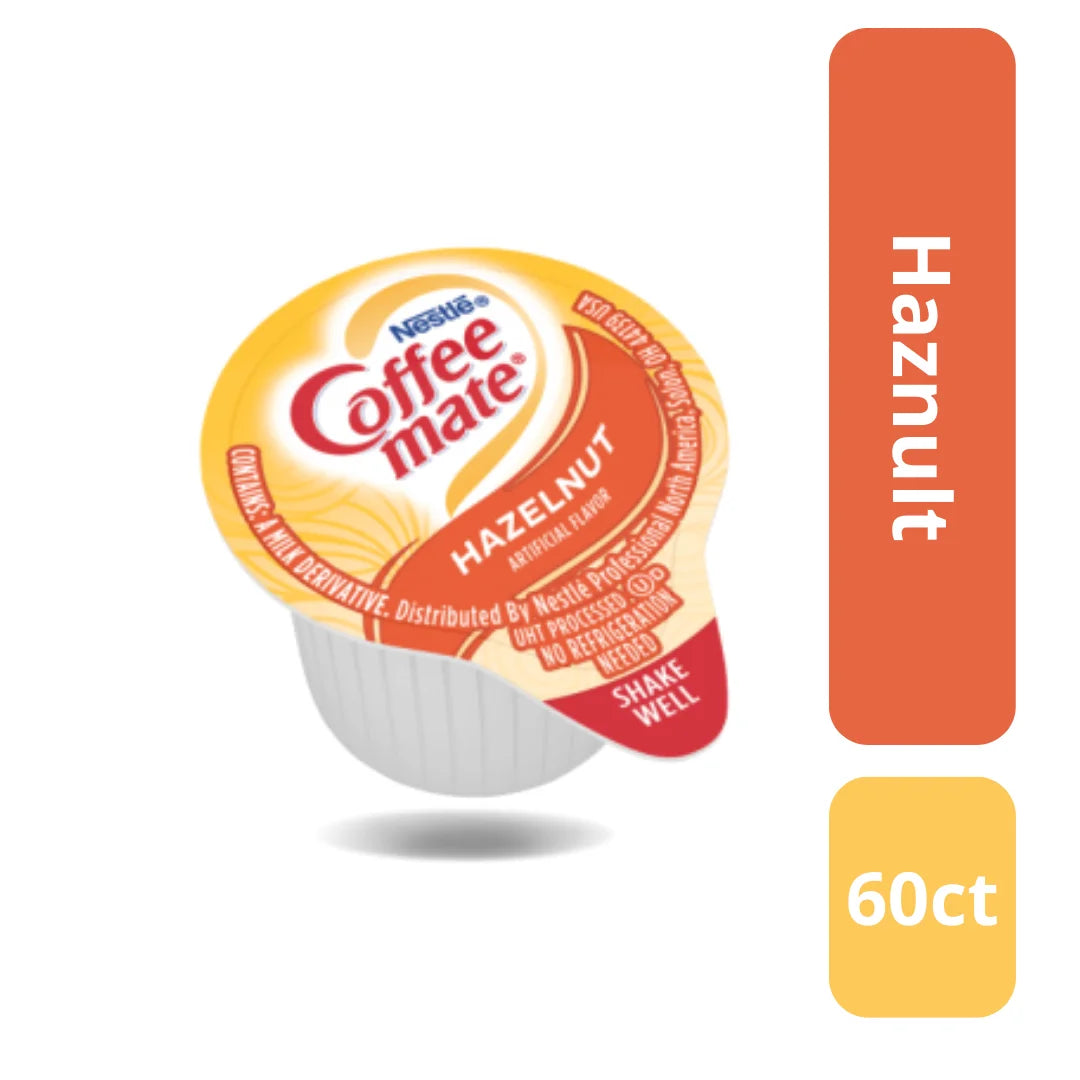 Coffee mate Liquid Creamer Singles Variety Pack, 3 Flavors x 60 ct, 180/Box J51267