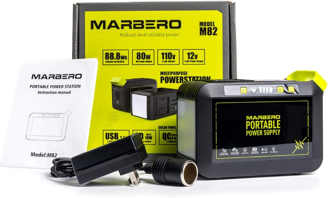 88Wh 24000mAh Portable Power Station with 110V AC Outlet A5890