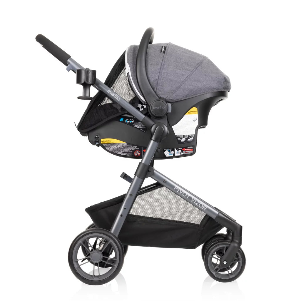 Black Unisex Travel System with Infant Car Seat P177