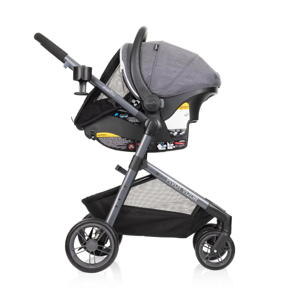 Black Unisex Travel System with Infant Car Seat P177