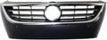 Primed Black Plastic Grille Assembly with Chrome Molding and Distance Sensor Hole X947