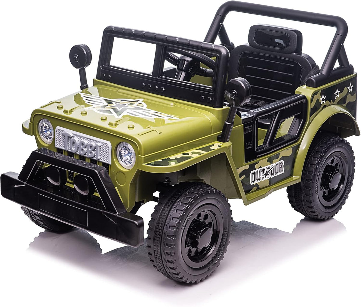 Purple and Black 12V Kids Ride On Truck Car with LED Lights U655730