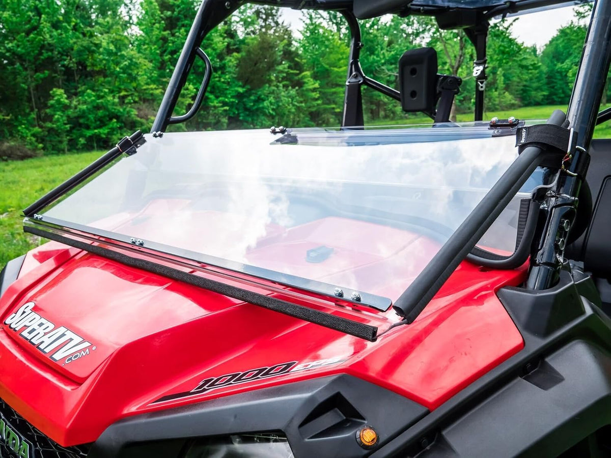 Flip/Fold Down 2-in-1 Windshield for Honda Pioneer 1000/1000-5 Q58081
