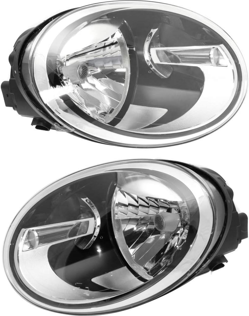 Volkswagen Beetle Headlight Assembly Pair Halogen G528