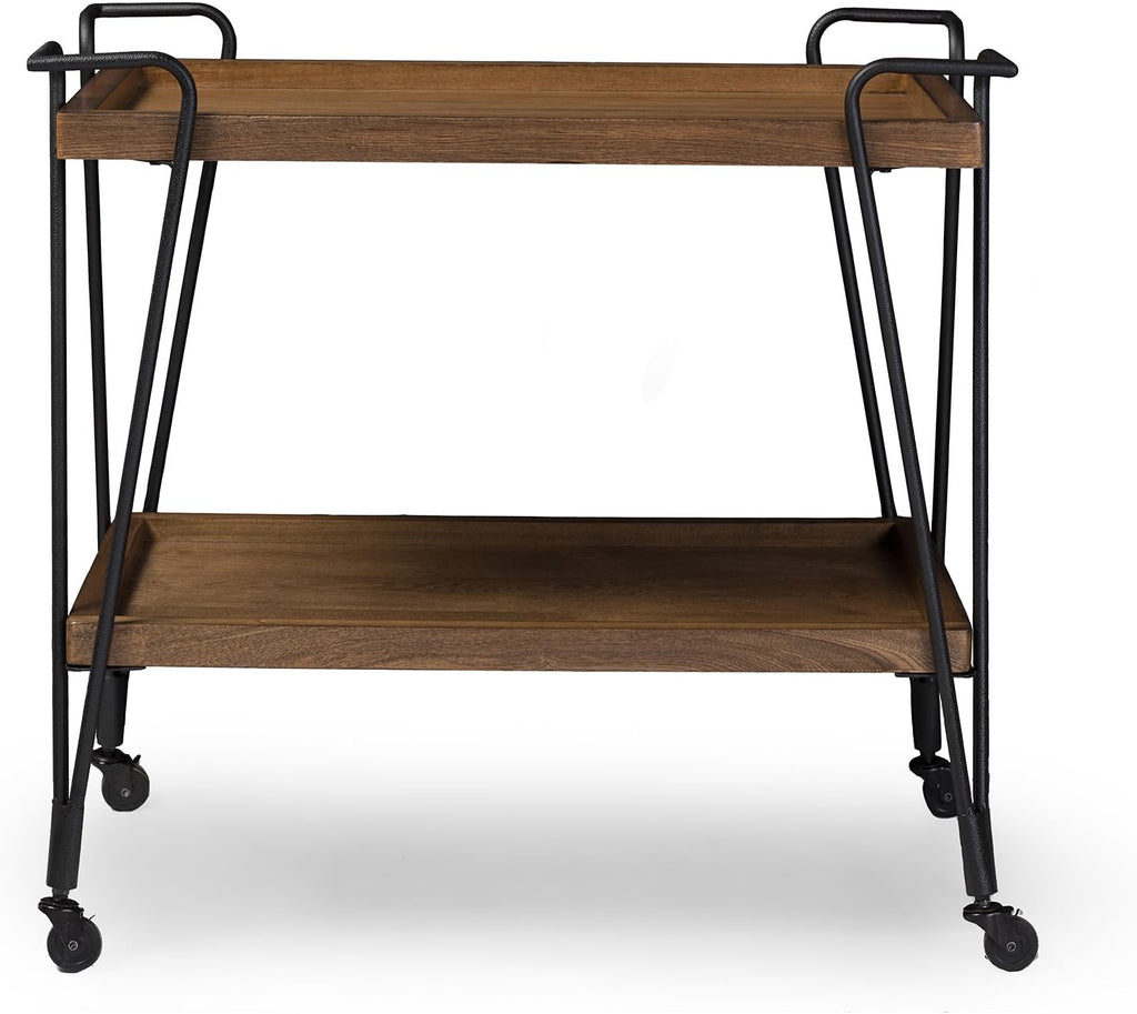 Black Serving Cart S257
