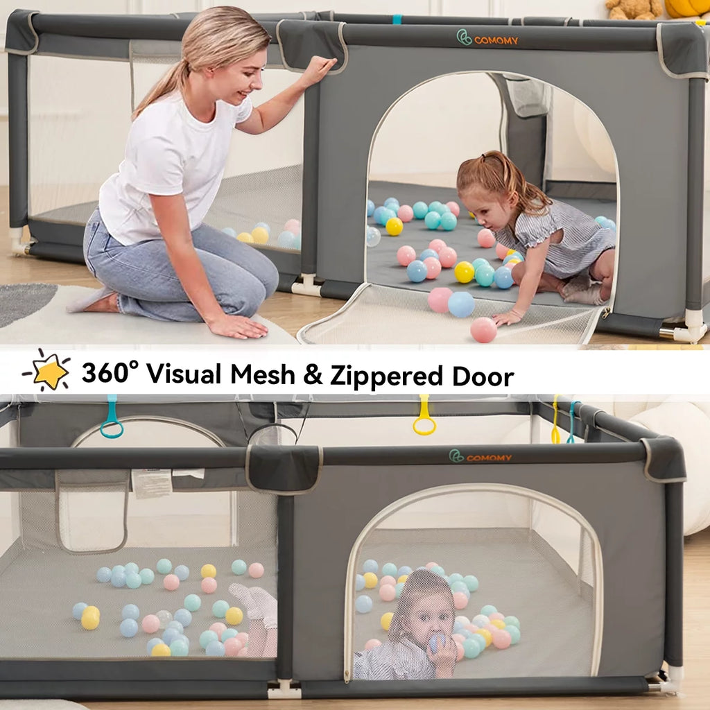 63x63'' Gray Baby Playpen T973