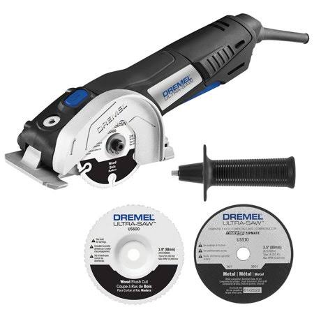7.5 Amp Corded Compact Saw Tool Kit with 3 Accessories and Storage Bag R2446