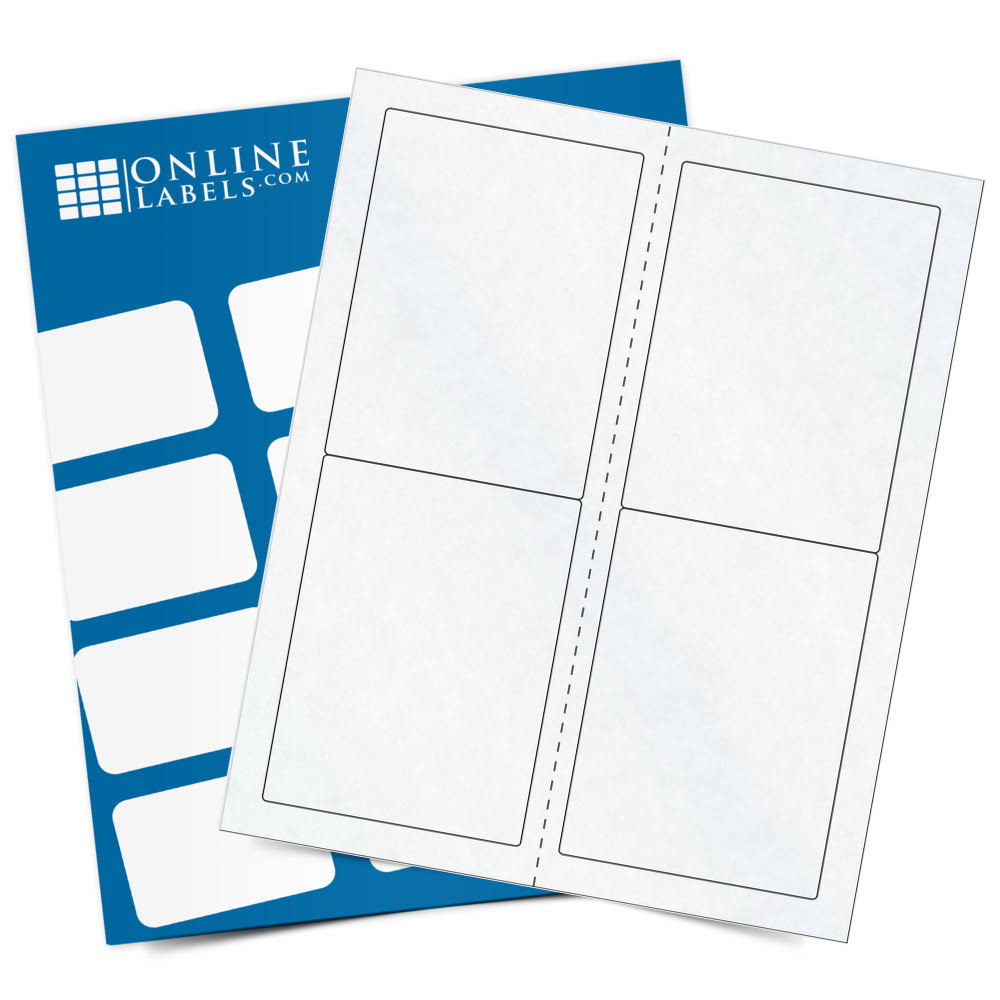 Clear Matte Laser Labels, 100 Sheets A996388