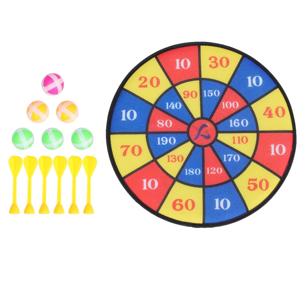 Flocking Dart Board with 4pcs Darts Dartboard Set A784207