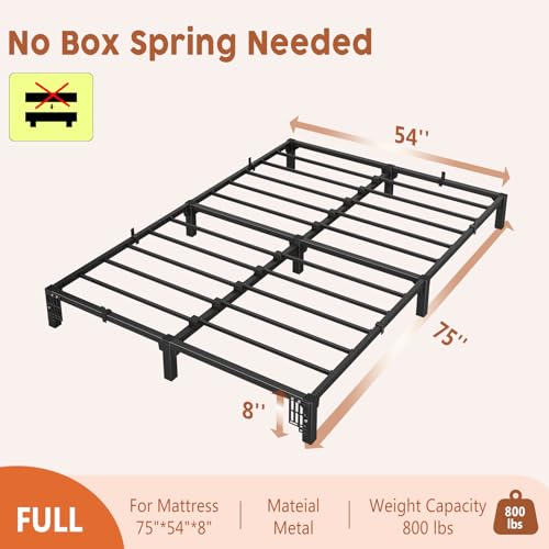 10 Inch Full Tool-Free Metal Platform Bed Frame B420