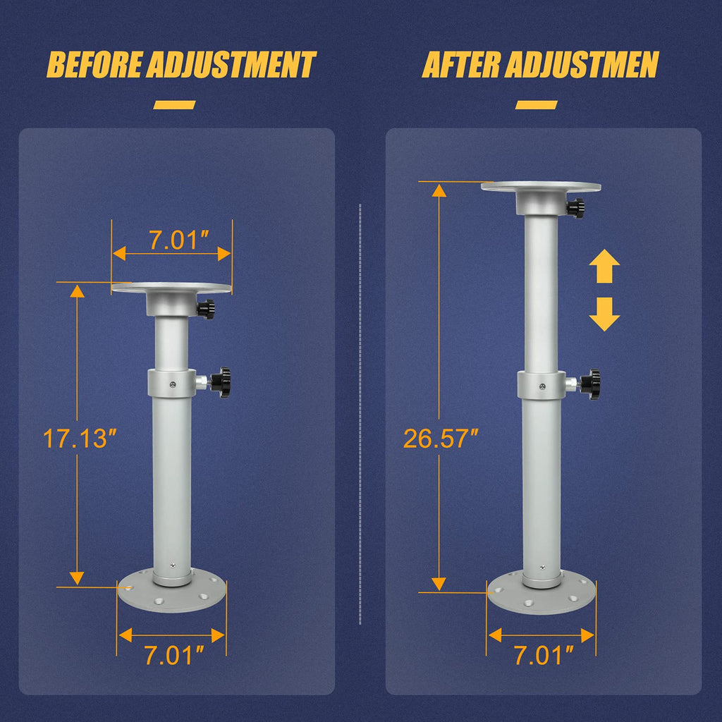 Adjustable Detachable Table Pedestal Stand Base Kit G3543