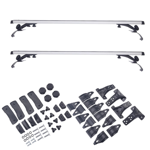 2pack 48" Car Top Roof Rack Cross Bars Kayak Cargo Carrier T2543