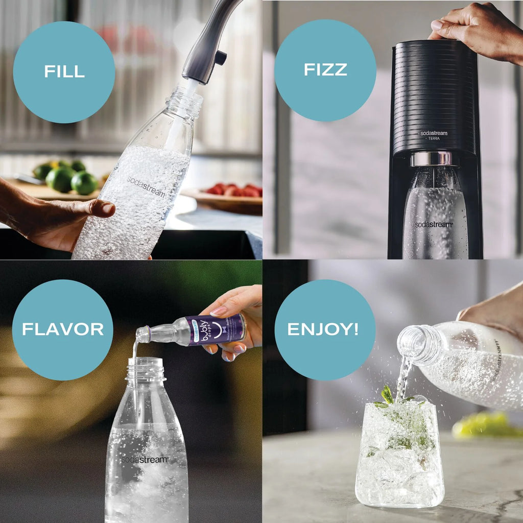 Black Sparkling Water Maker B9044
