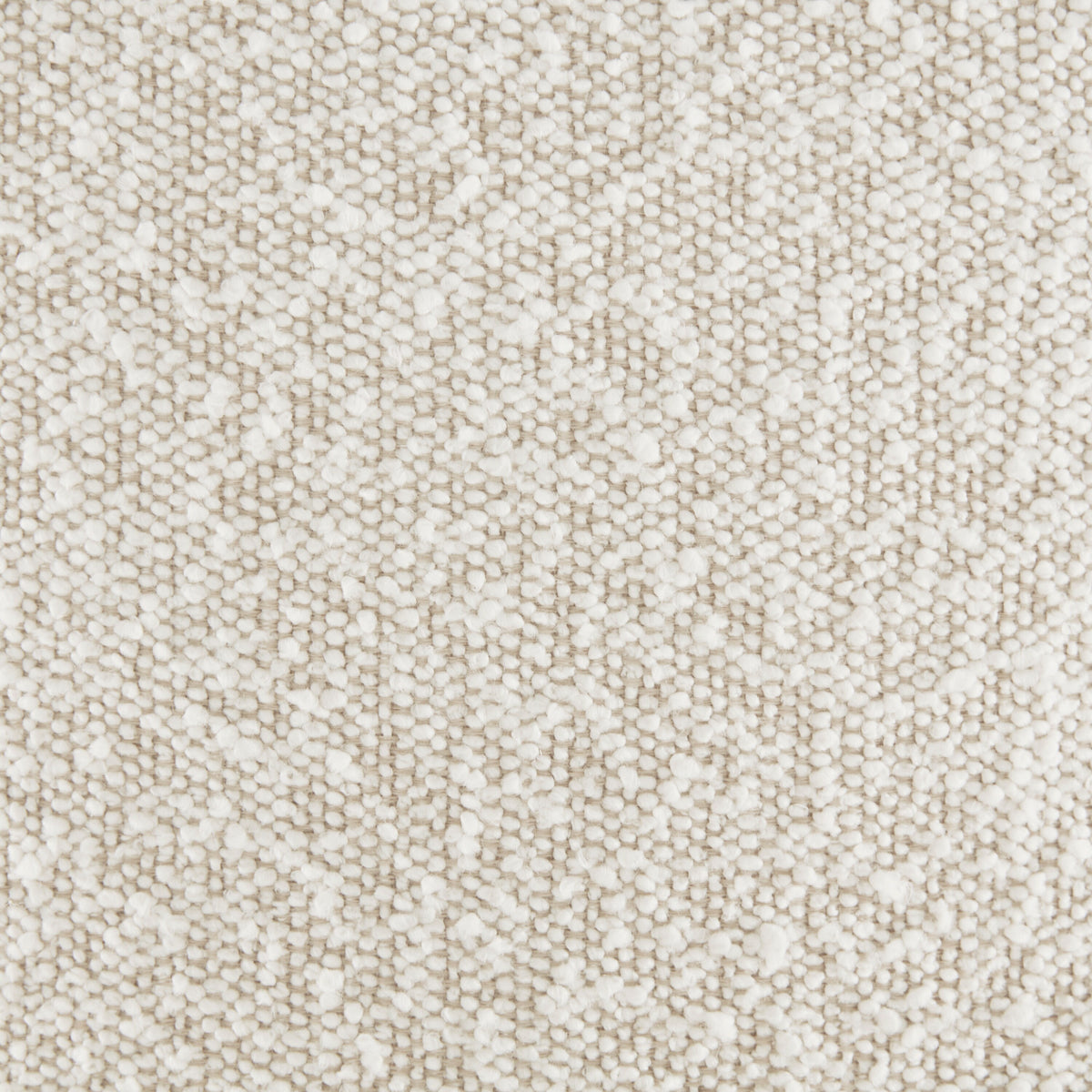 Crema White Boucle Pouf W253024