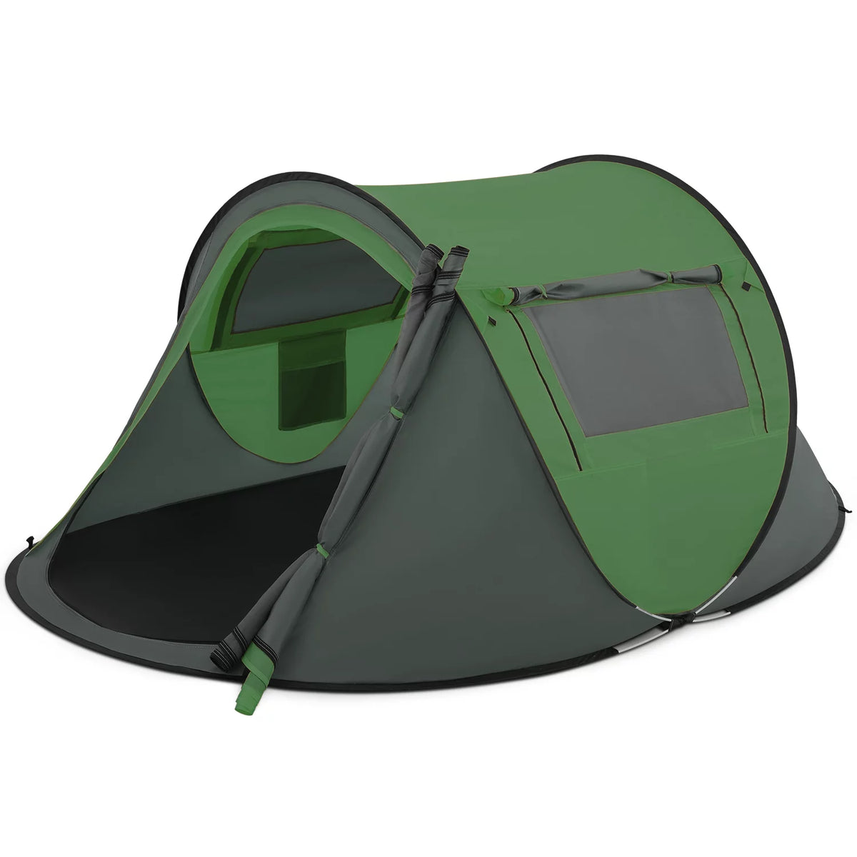 Yellow 3 Person Pop Up Tent with Carry Bag Q472410