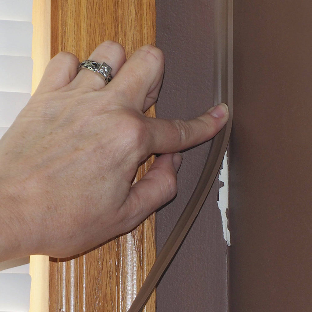 3/4 inch Flexible Trim Moulding Caulk Strips, Dark Brown, 50 ft H232459
