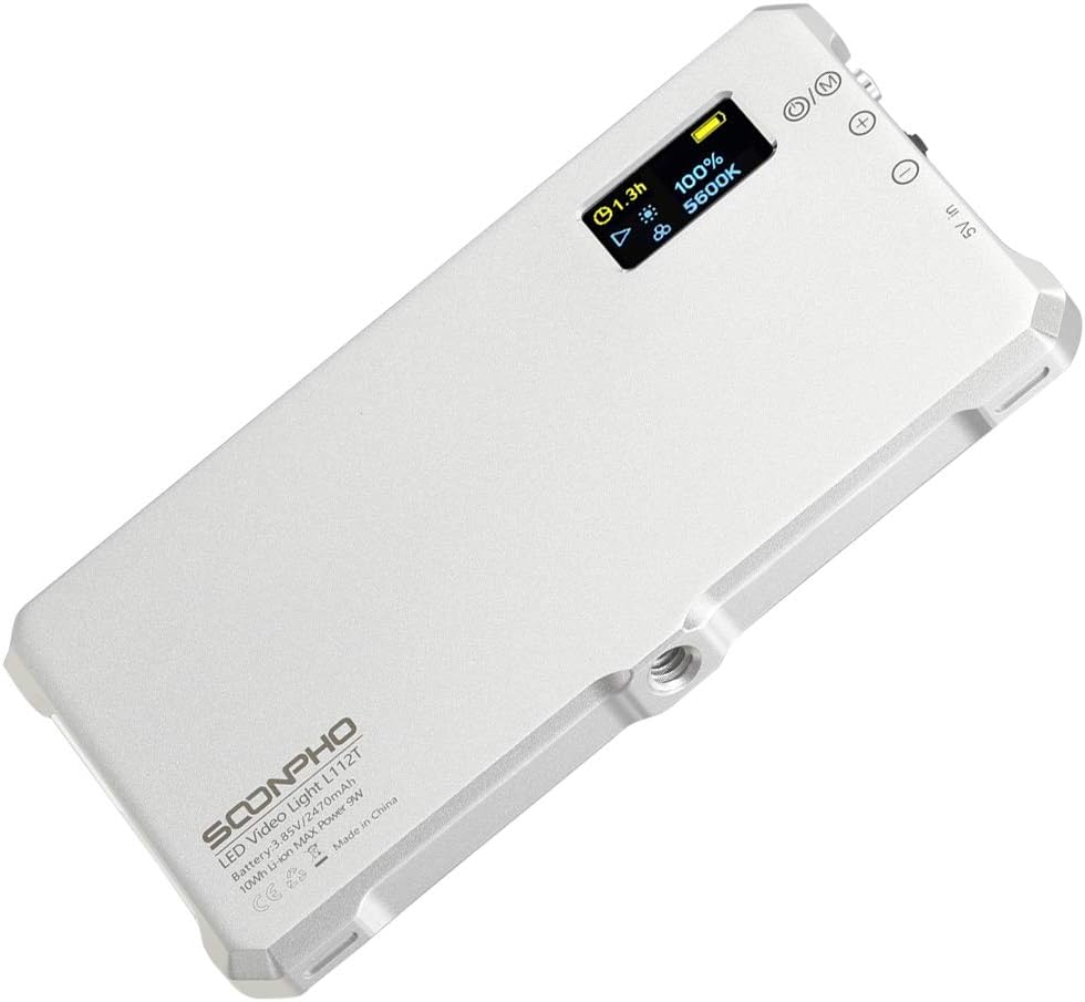 Portable LED Video Light with Rechargeable Battery B5129