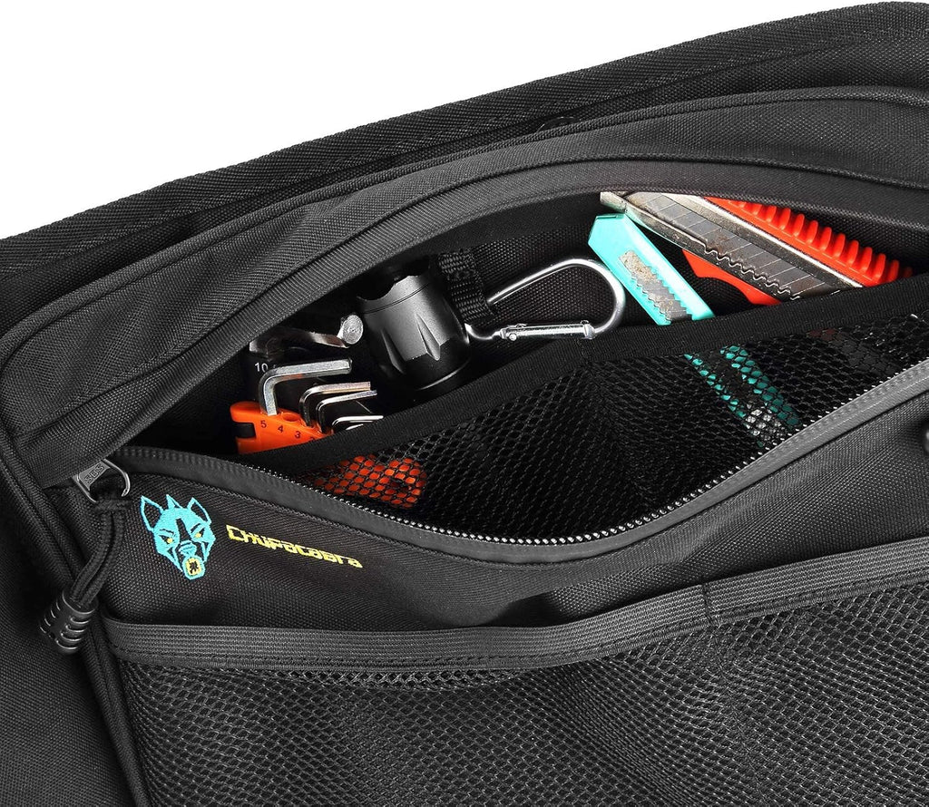Front Left and Front Right Door Bags with Removable Knee Cushion V850