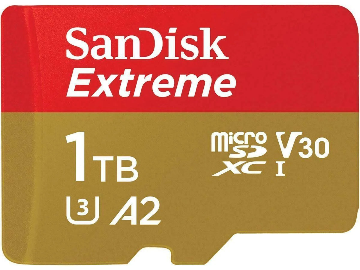 1TB Extreme microSDXC UHS-I U3 A2 Flash Memory Card B48585
