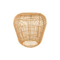 Handwoven Rattan Accent Table with Metal Frame F921