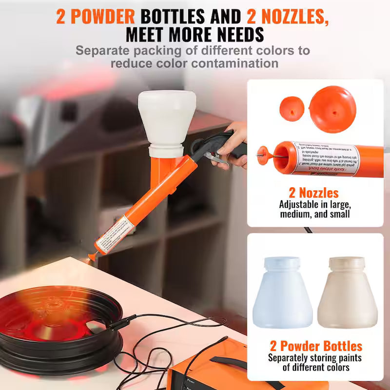50KV Electrostatic Powder Coating Kit with Spray Gun E71489