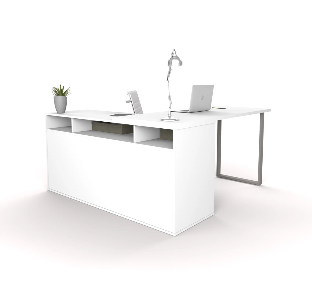 L-Shaped Desk in white Y9650