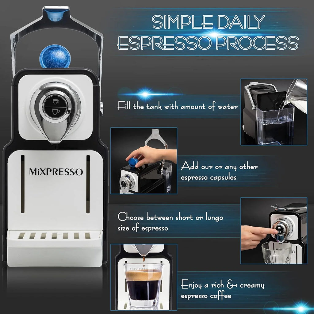 Black 19-Bar Single Serve Espresso Machine I919099