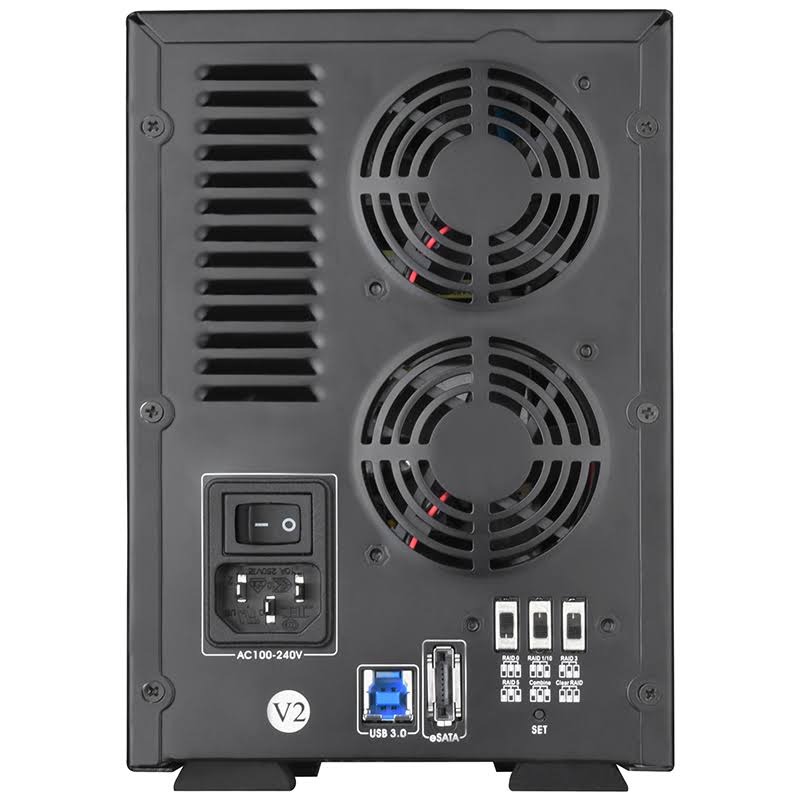 Black SATA USB 3.1 Hard Drive Enclosure W598766