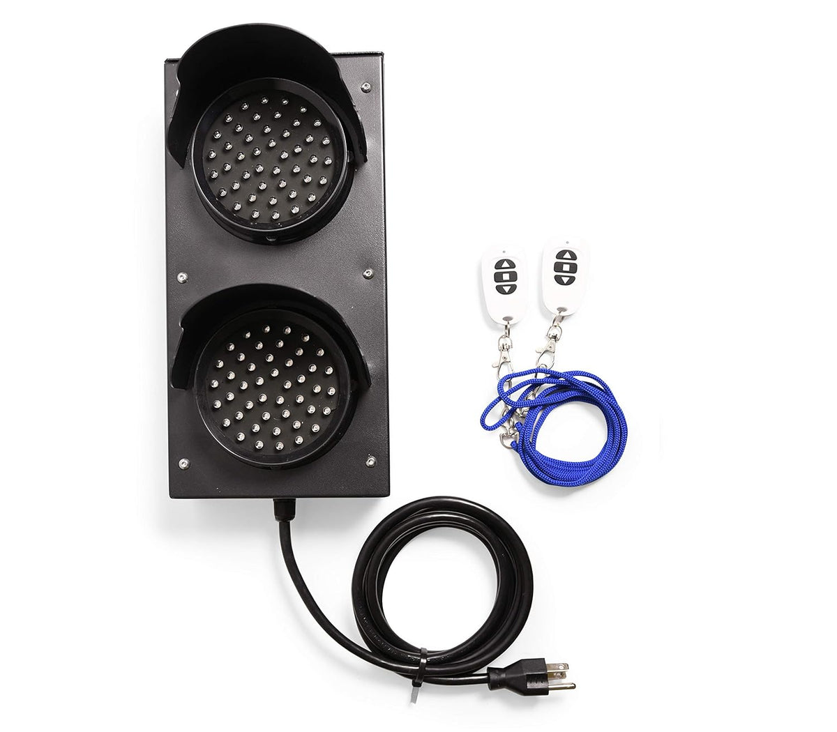 Industrial LED Traffic Stop Light 4 inch Diameter Lens, 2 Color Red/Green 90VAC-260VAC Dock Bay Indicator Warning Light S50546
