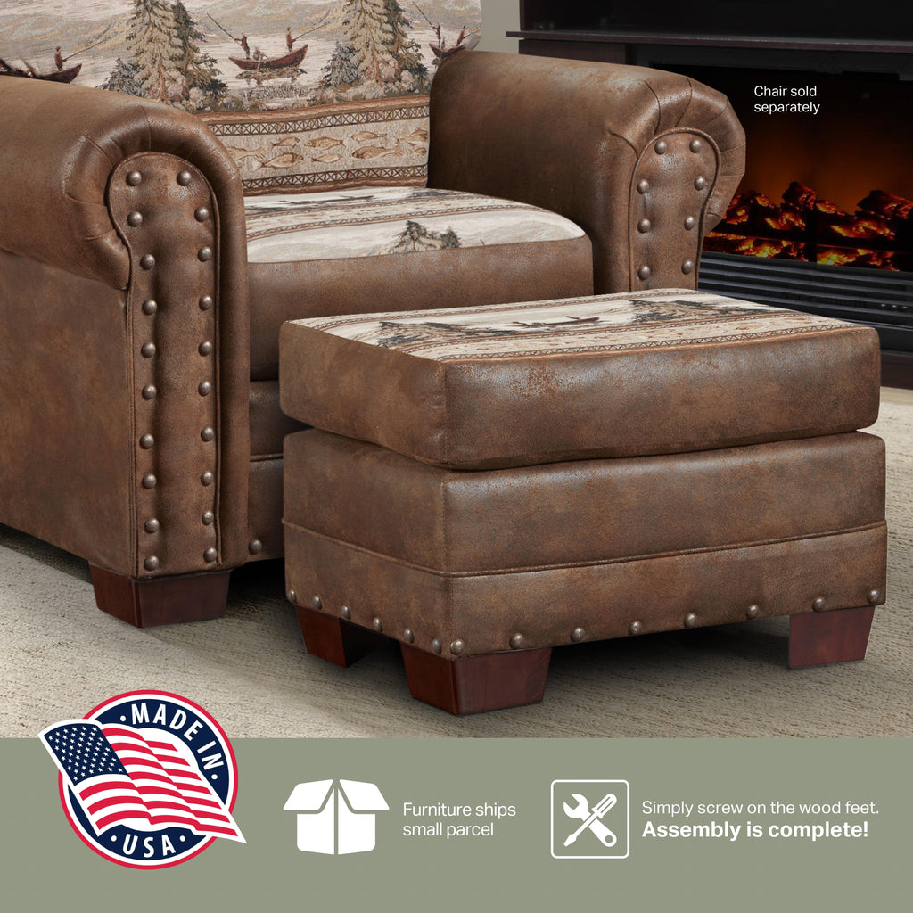 Arm Chair with Ottoman K67876
