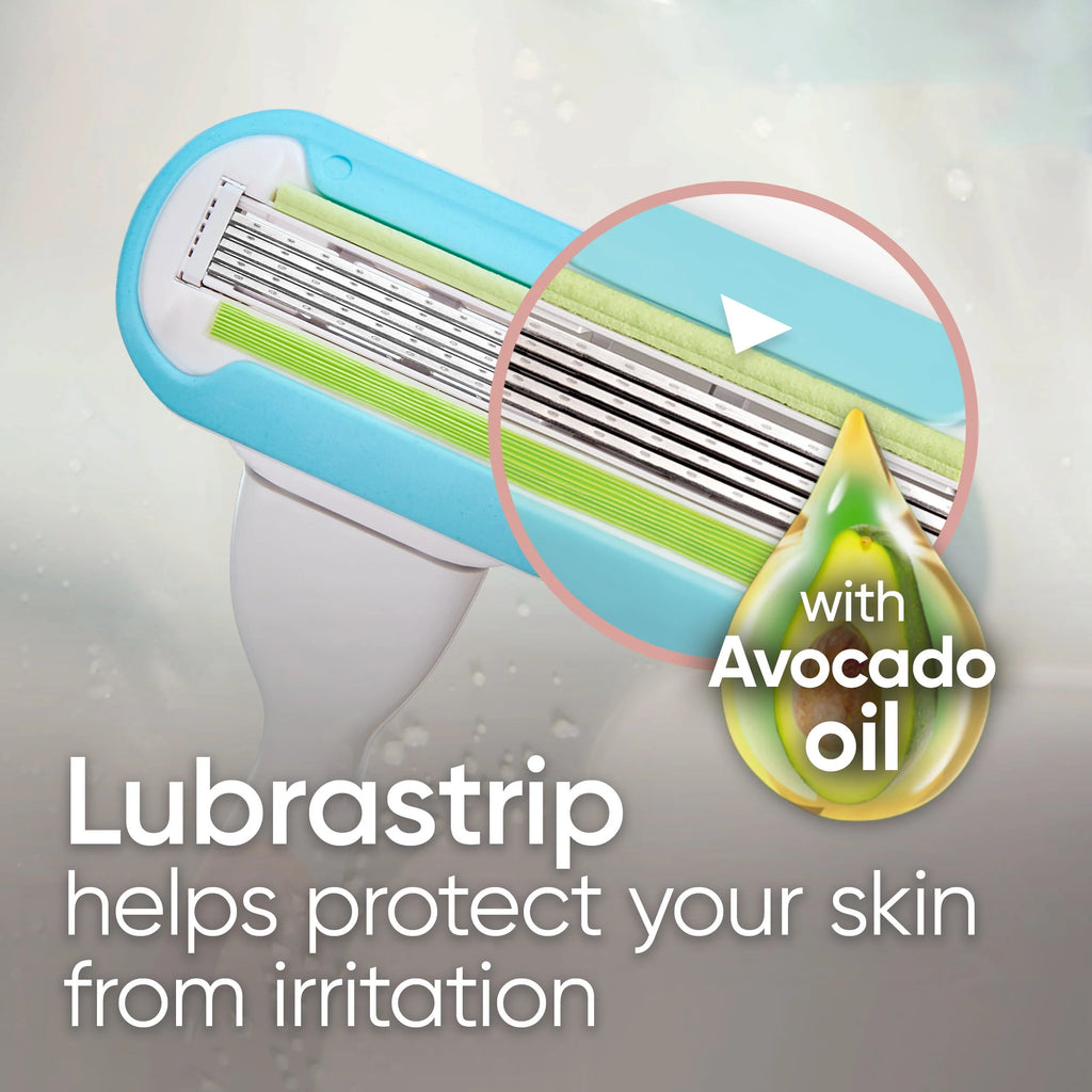 Pink Women's Razor Handle + 2 Blade Refills S386