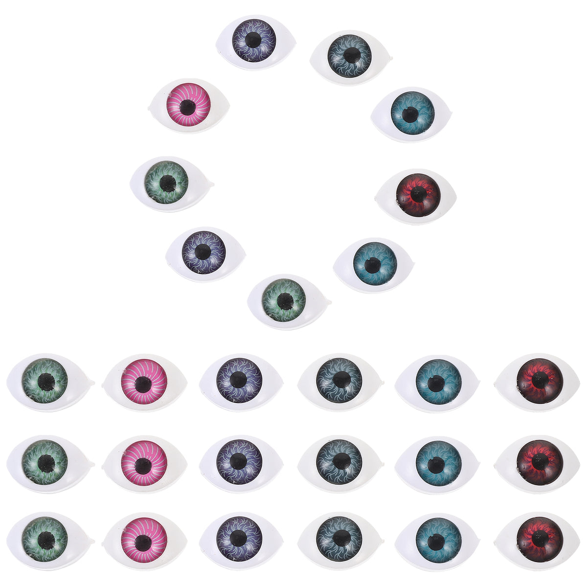 60Pcs Halloween Eyeballs Party Props Z41910