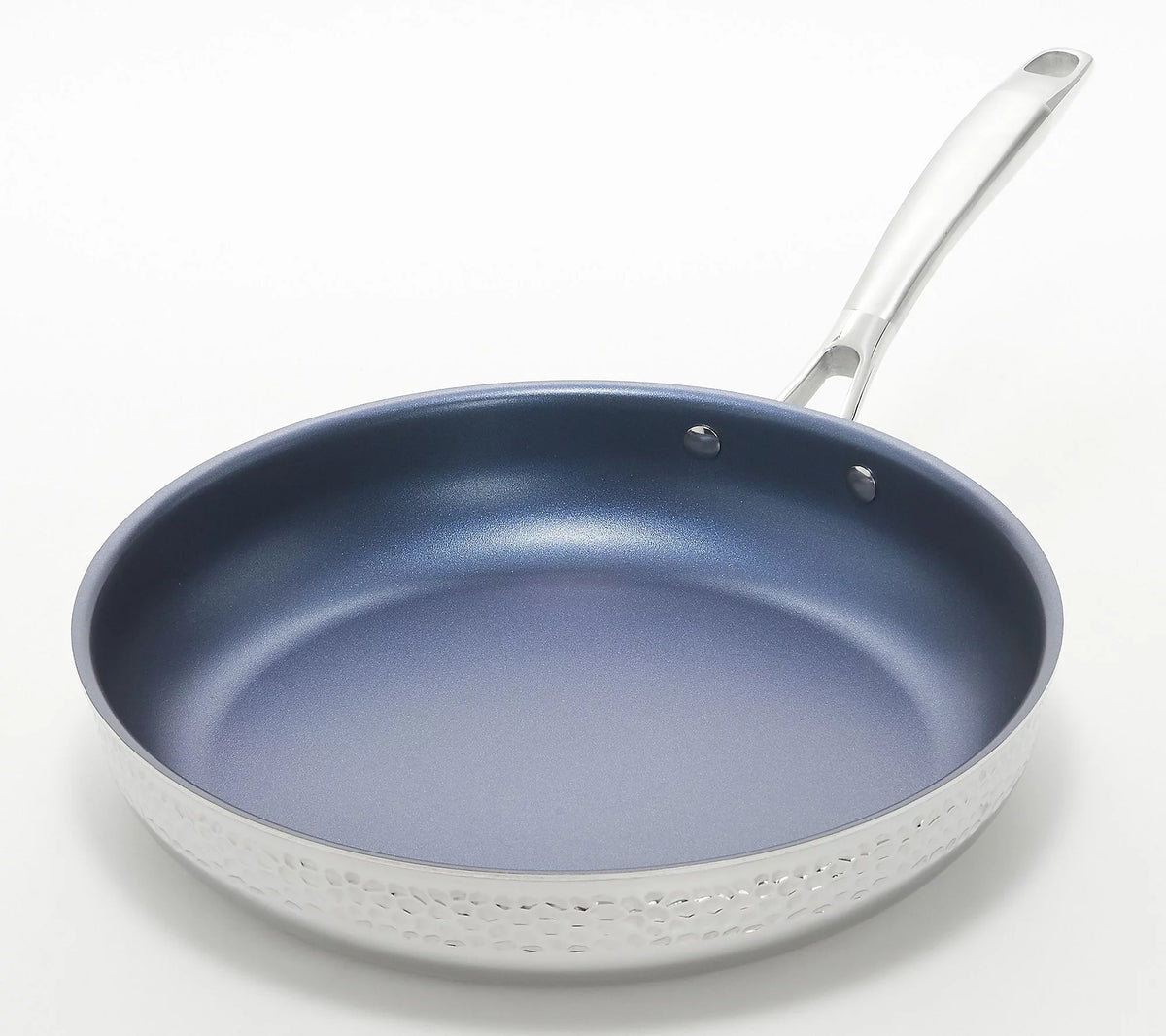 6-Pc Tri-Ply Hammered Stainless Steel Cookware Set P851026