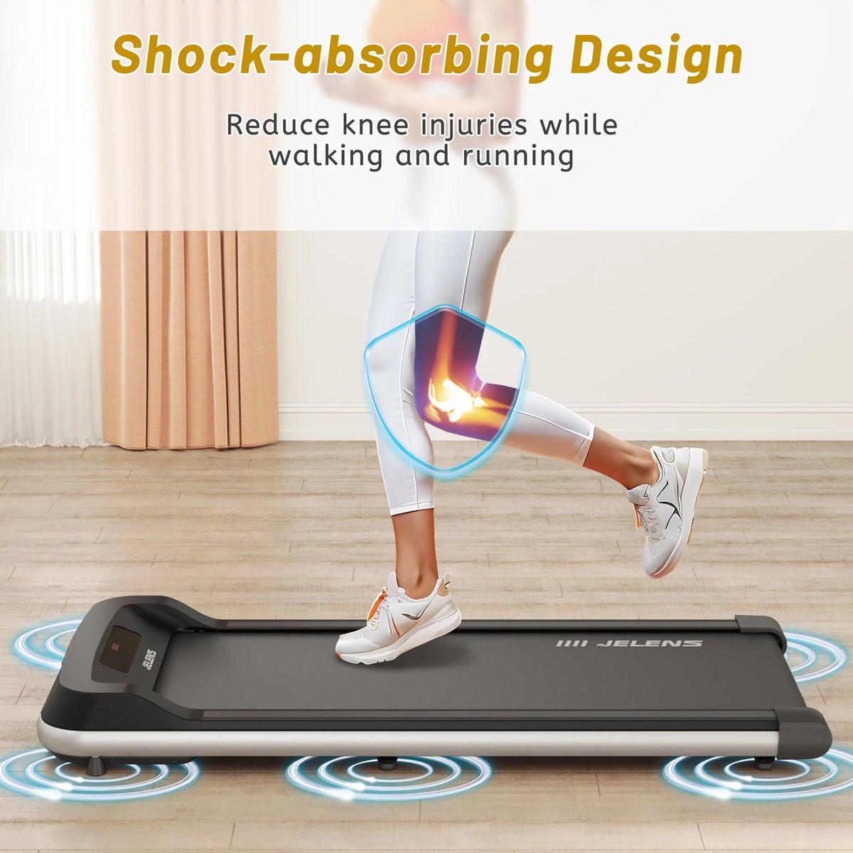 2 in 1 Portable Treadmill with Remote Control X2222
