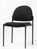 Black Fabric Stackable Guest Chair V473