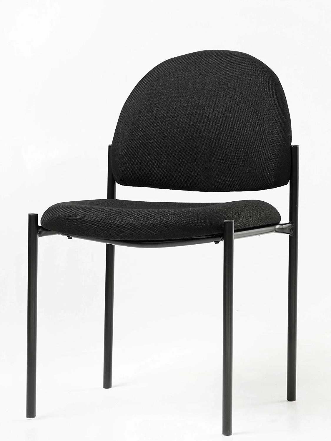 Black Fabric Stackable Guest Chair V473
