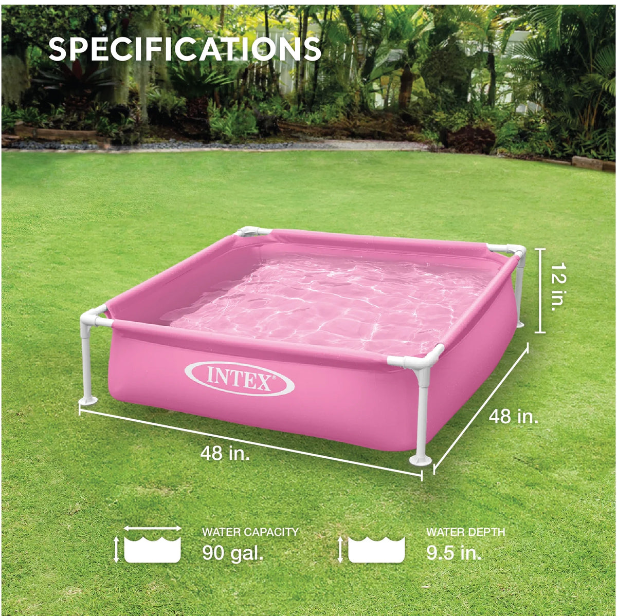 Blue Mini Frame Pool A39352