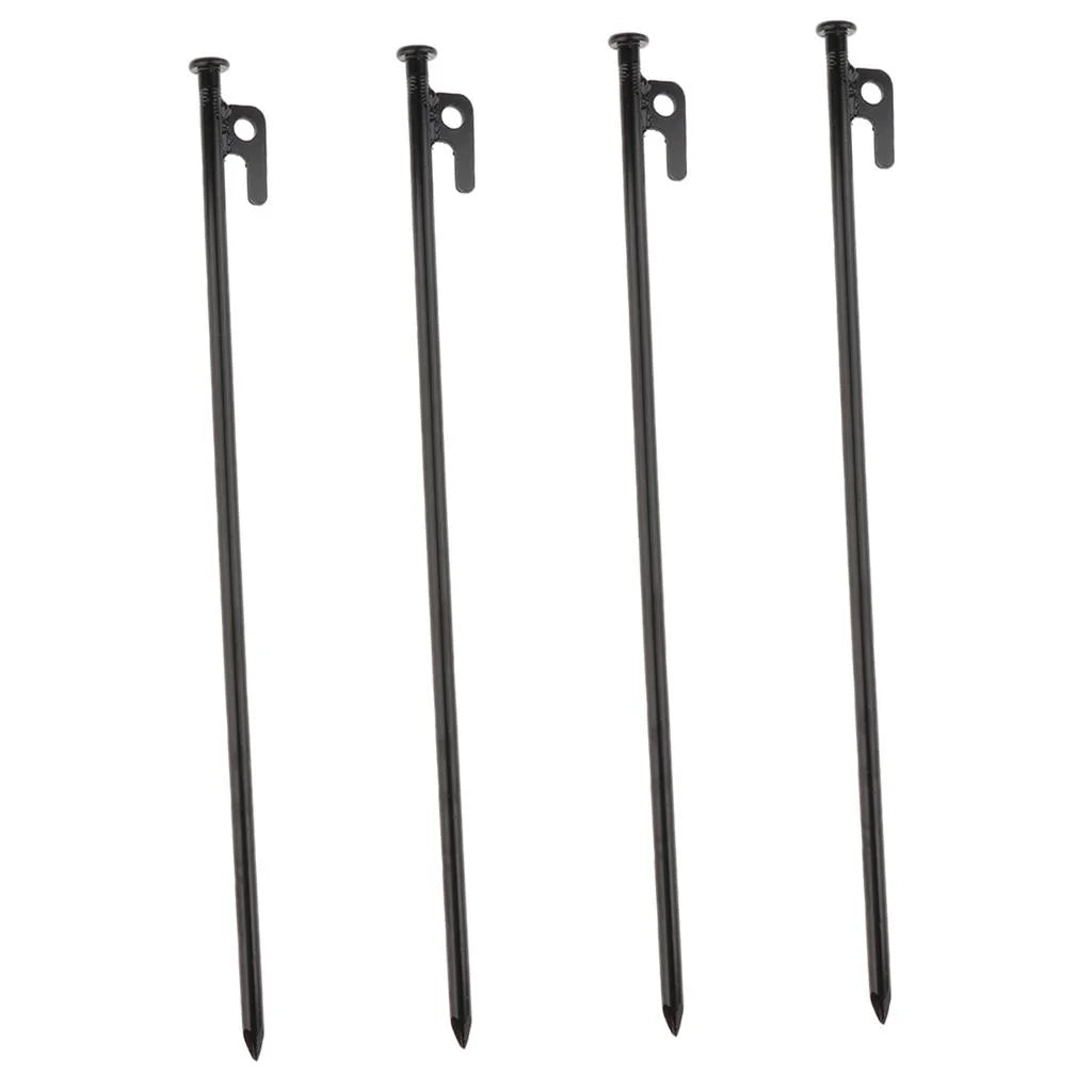4 Pack Tent Stakes Peg Nails Camping Accessories 40cm D5930