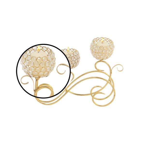 Gold-Tone Candle Holder U543