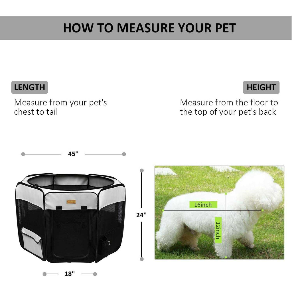 Dog Playpen Portable Pet Play Pen V9955