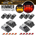 Smoked Housing Cab Roof Lights with T10 Halogen Bulbs N2141