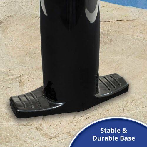 Navy Hibiscus 2 in 1 Pool Float with Caddy and Hand Pump J10190