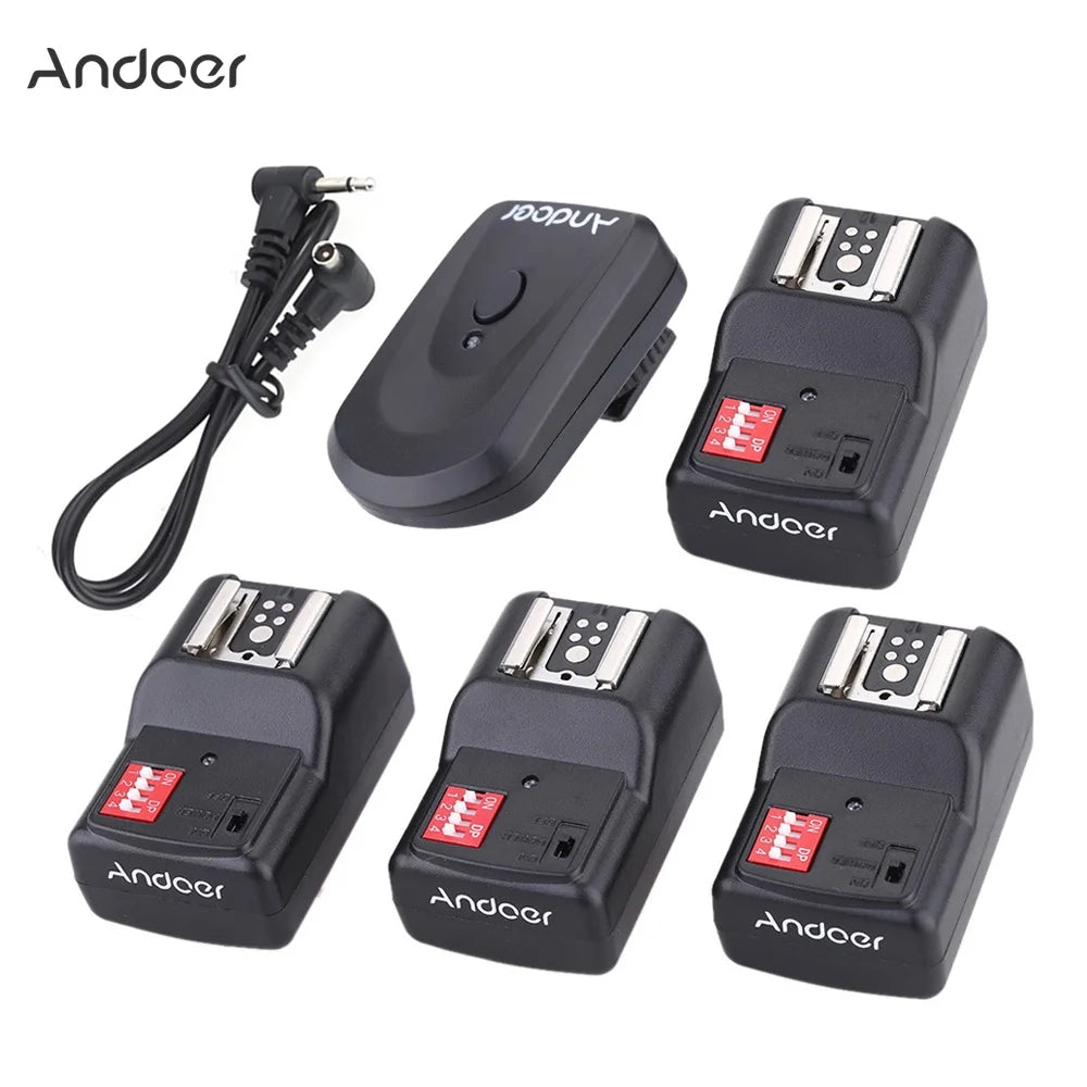 Wireless Remote Flash Trigger Set with 4 Receivers B9266