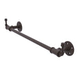 Antique Bronze 24 in. Towel Bar with Integrated Hooks X309144