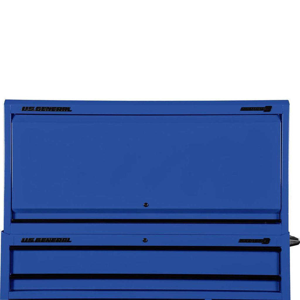 56 in. x 22 in. Blue Work Center Hutch U1139