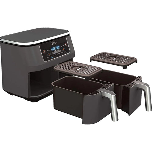 4-in-1 8-Quart 2-Basket Air Fryer D7005