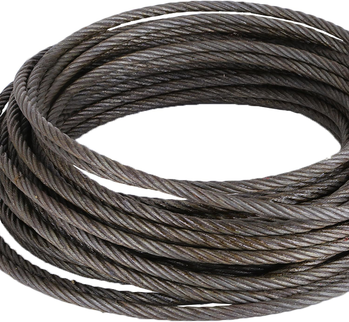 Winch Cable 8/17Inch x 100Ft Replacement Wire Rope 4400LBS Fiber Core Swivel Hook Pack of 2 J62014