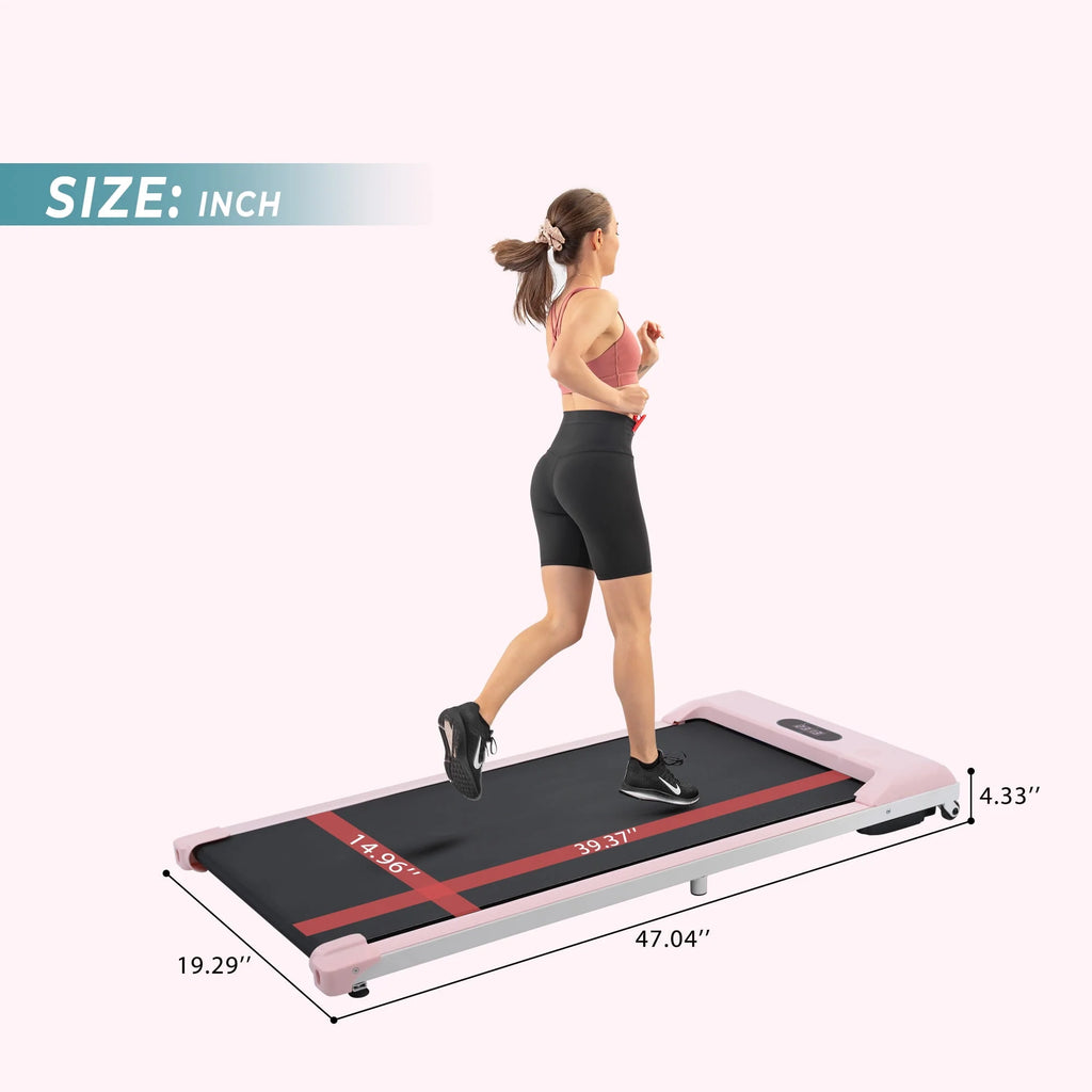 Portable Under Desk Walking Pad Treadmill with LED Display I24273