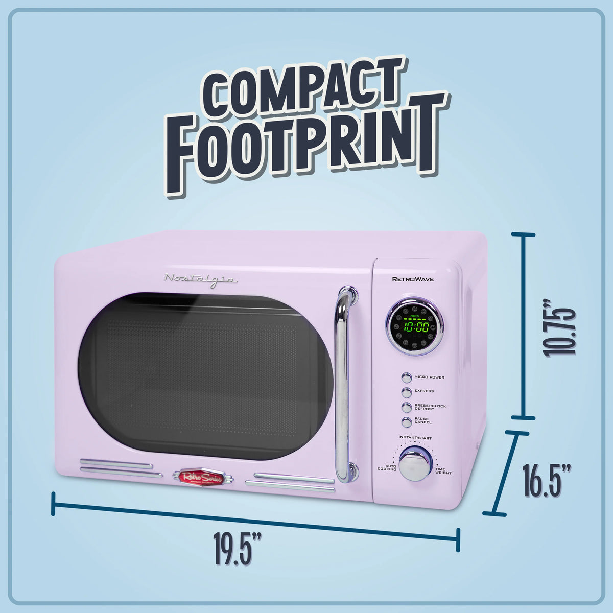 0.7 Cubic Foot 700-Watt Countertop Microwave Oven I310